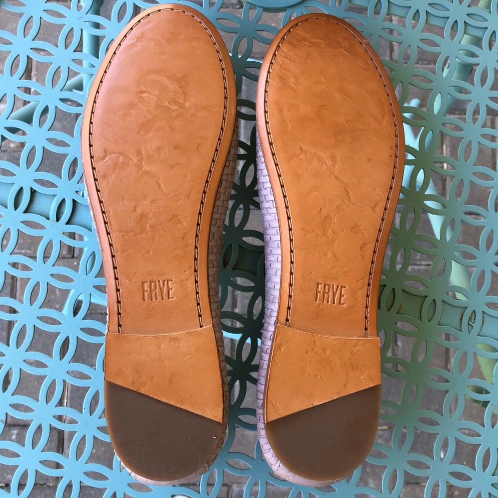 Sold Frye Carson Woven Ballet Flat - Lilac - Picture 7 of 7